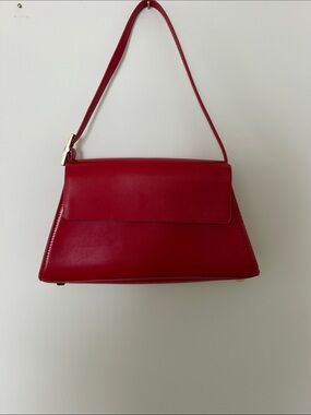 H&M Red Structured Shoulder Bag
